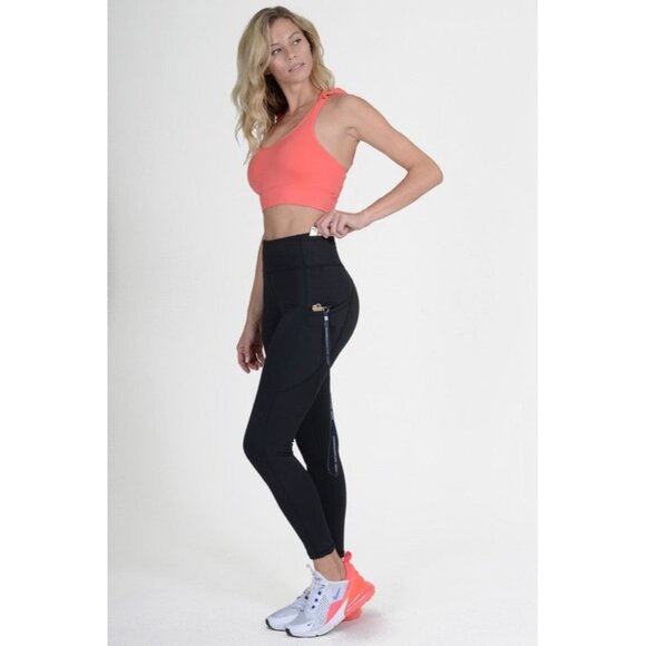 High Waist Tech 5 Pocket Workout Luxe Soft Leggings - Picture 2 of 7